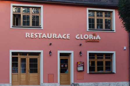 galerie penzionu a restaurace Gloria